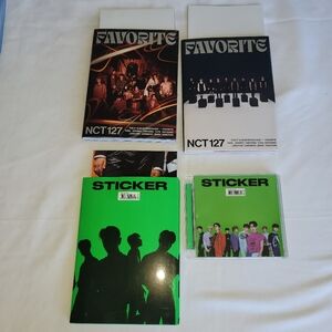 NCT 127 3rd Album Repackage Favorite Sticker Album CD Photo Book Poster Lot Set